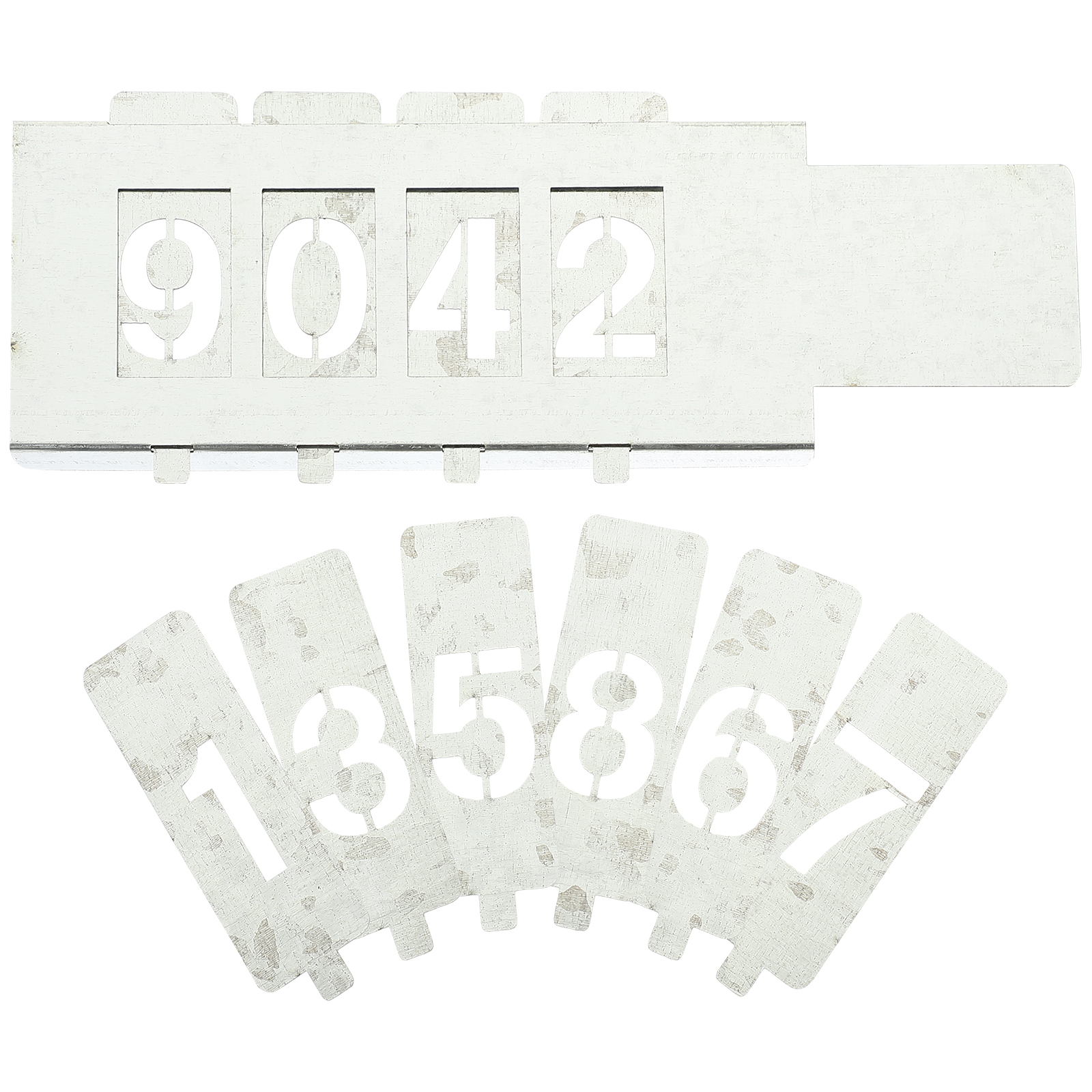 Crafts Mailbox Number Stencil Iron Stencils Address Template Painting