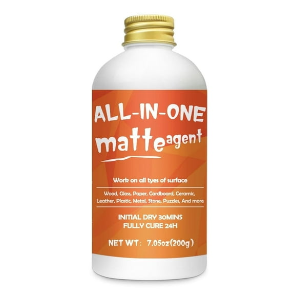 Decoupage Glue Sealer, 6.8 fl oz, Matte All-Purpose Adhesive for Wood, Paper, Fabric, Ceramic, Clay, Acrylic Paints