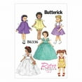 thumbnail image 1 of Crafts Sewing Pattern 6336 Retro Doll Clothes, 1 of 2