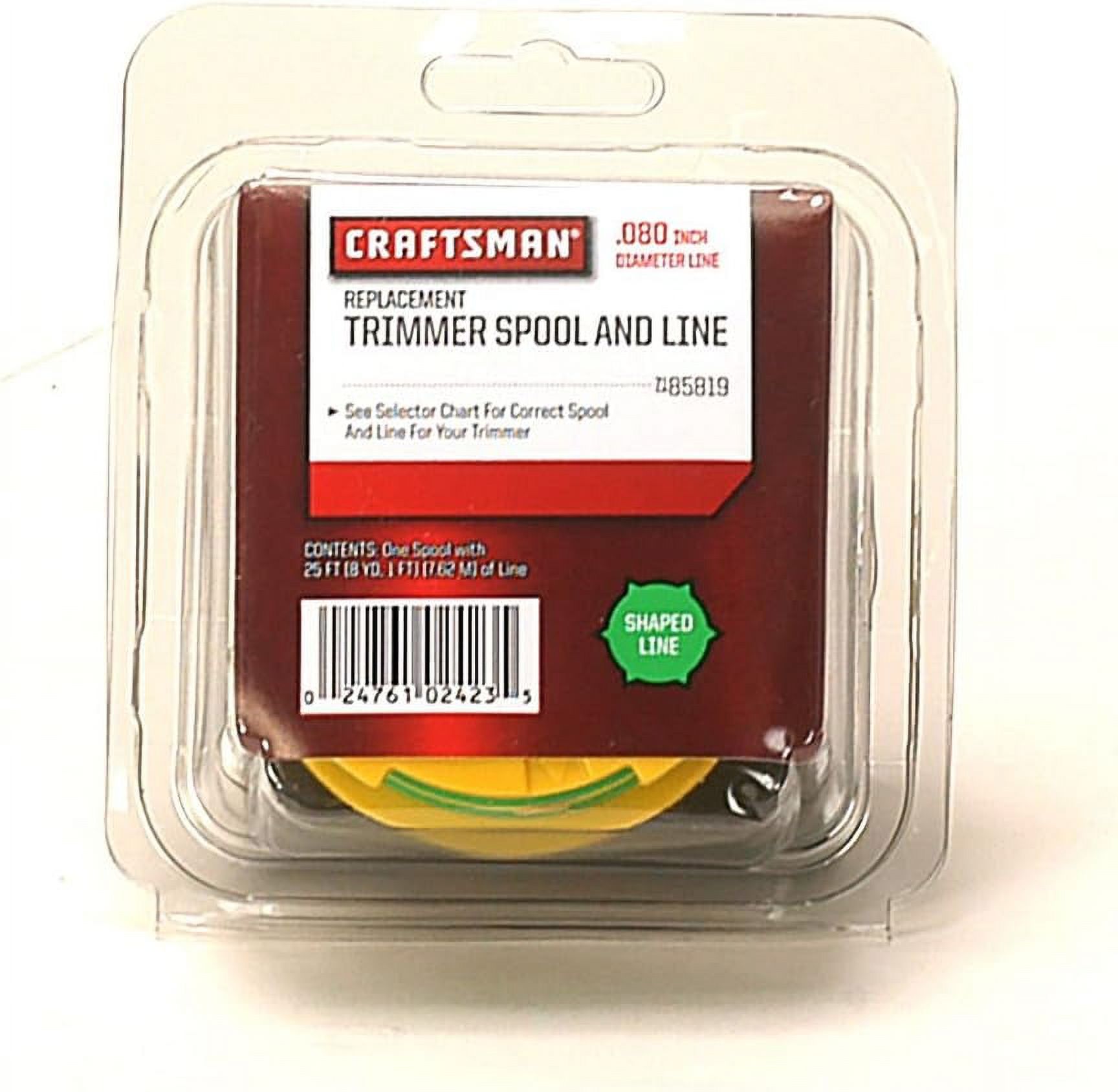 Craftsman .080 Replacement Spool Trimmer Line, 71-85819 - Walmart.com
