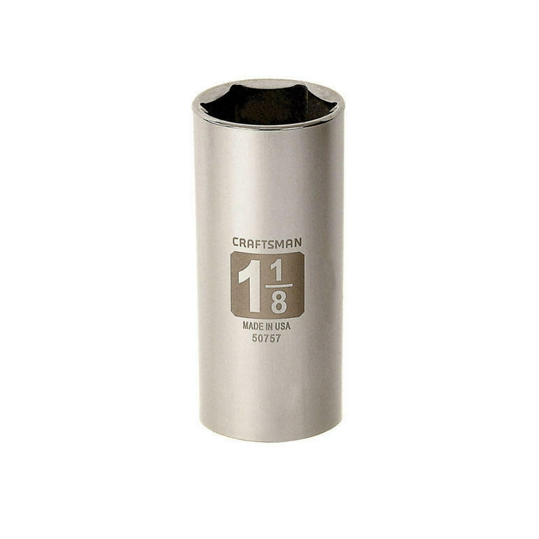 Craftsman SAE 6 Point Deep Socket, 1 in. X 1/2 in. Drive
