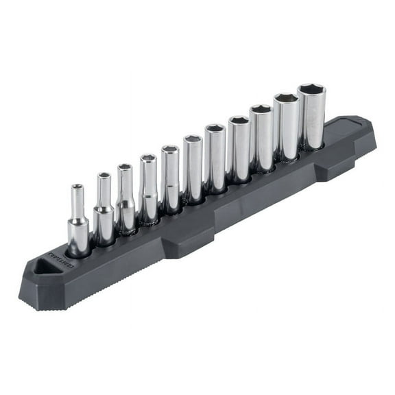 Craftsman 11-Pc. 1/4in. Drive 6 Point Deep SAE Socket Set, Model# CMMT12050