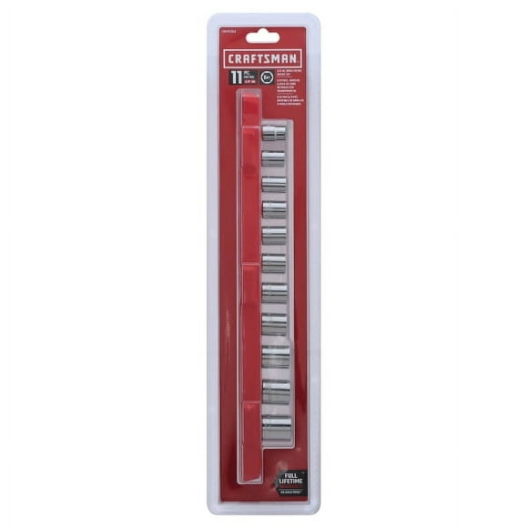 Craftsman 11 Piece 3/8" Drive Metric 6 Point Socket Set