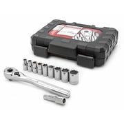 Craftsman 11 pc. 6 pt. Standard 1/4 in.Socket Wrench Set 9-34860