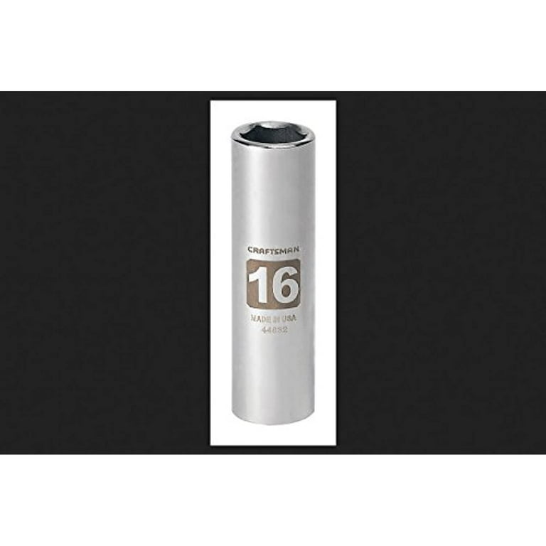 Craftsman 16mm Metric Deep Socket - 1/2 Craftsman 16mm Metric Deep Socket - 1/2