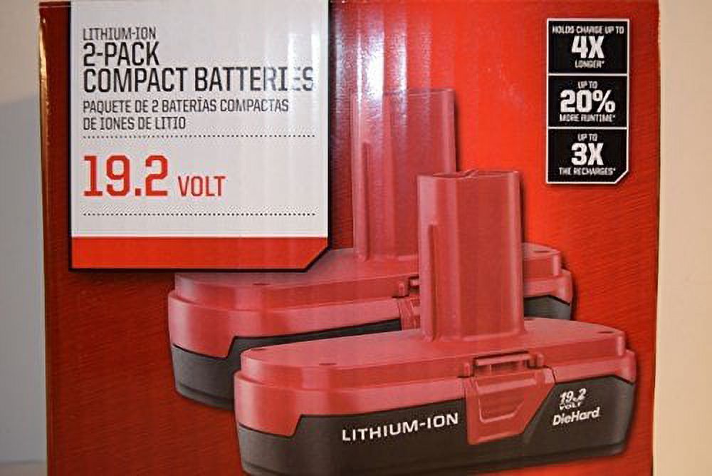 Craftsman 19.2Volt Battery LithiumIon Two PP2011 Battery Packs