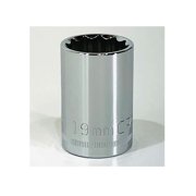 Craftsman 19mm 1/2" Drive Metric 12 Point Socket - 44238 Bulk Packaged
