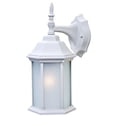 thumbnail image 1 of Craftsman 2 1-Light Textured White Wall Light With Frosted Glass, 1 of 5