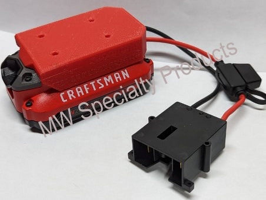 Craftsman 20 volt Battery Adapter Power Wheels Upgrade Kit