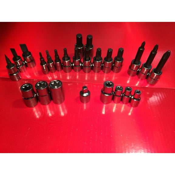 Craftsman 25 piece 1/4 and 3/8-inch Drive Bit and Torx Bit Socket Wrench Set