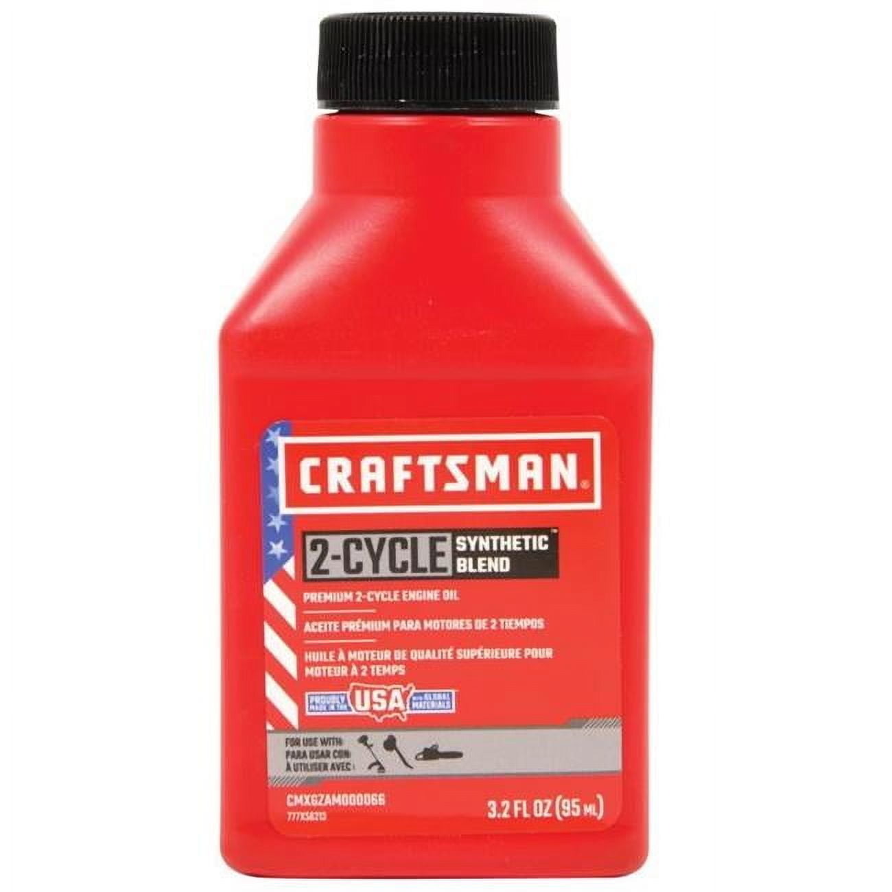 Craftsman 3.2 fl oz Ethanol-Free 2-Cycle 40 - 1 Synthetic Blend