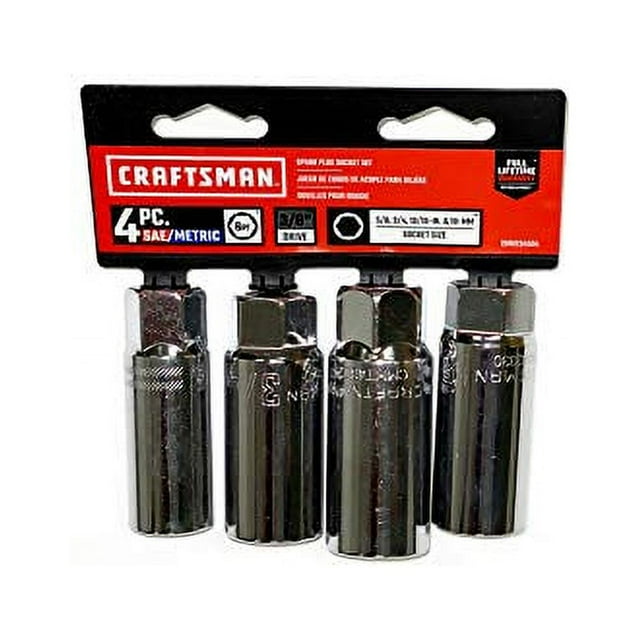 Craftsman 3/8 in. Drive Metric and SAE 6 Point Standard Spark Plug