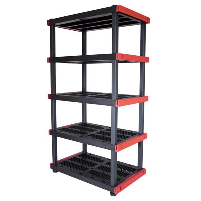 Craftsman 5040637 72 x 40 x 24 in. Resin Shelving Unit, Black & Red