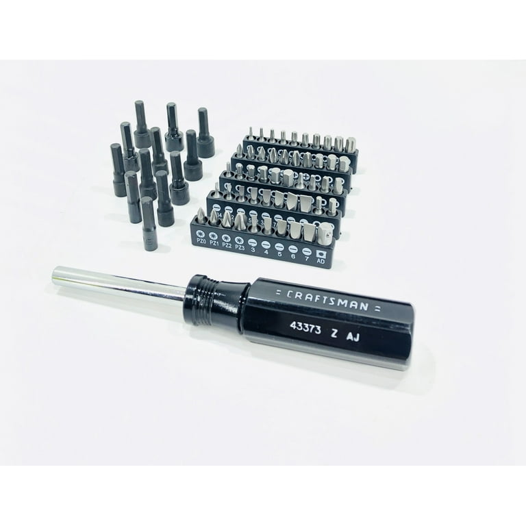 Craftsman 63pc Set includes Magnetic Handle Screwdriver 43373, Nut