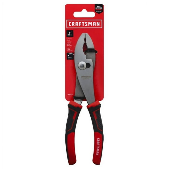 Craftsman Slip Joint Pliers,Max Jaw Opening 1 3/4 CMHT81713