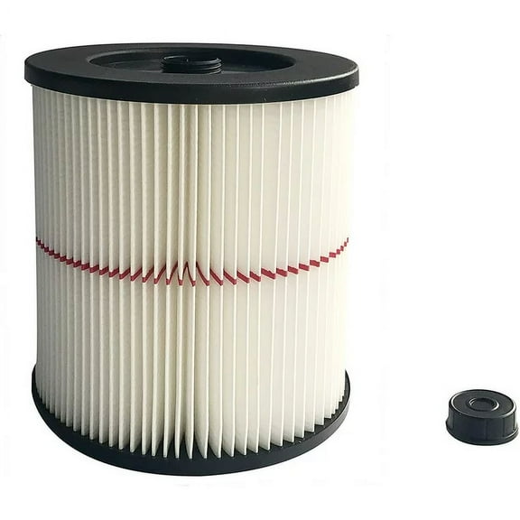 Craftsman 9-17816 General Purpose Red Stripe Vacuum Cartridge Filter, 8.5 Inches - White, Red