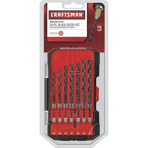Craftsman Black Oxide Hex Drill Bits, 14-Pc. Set