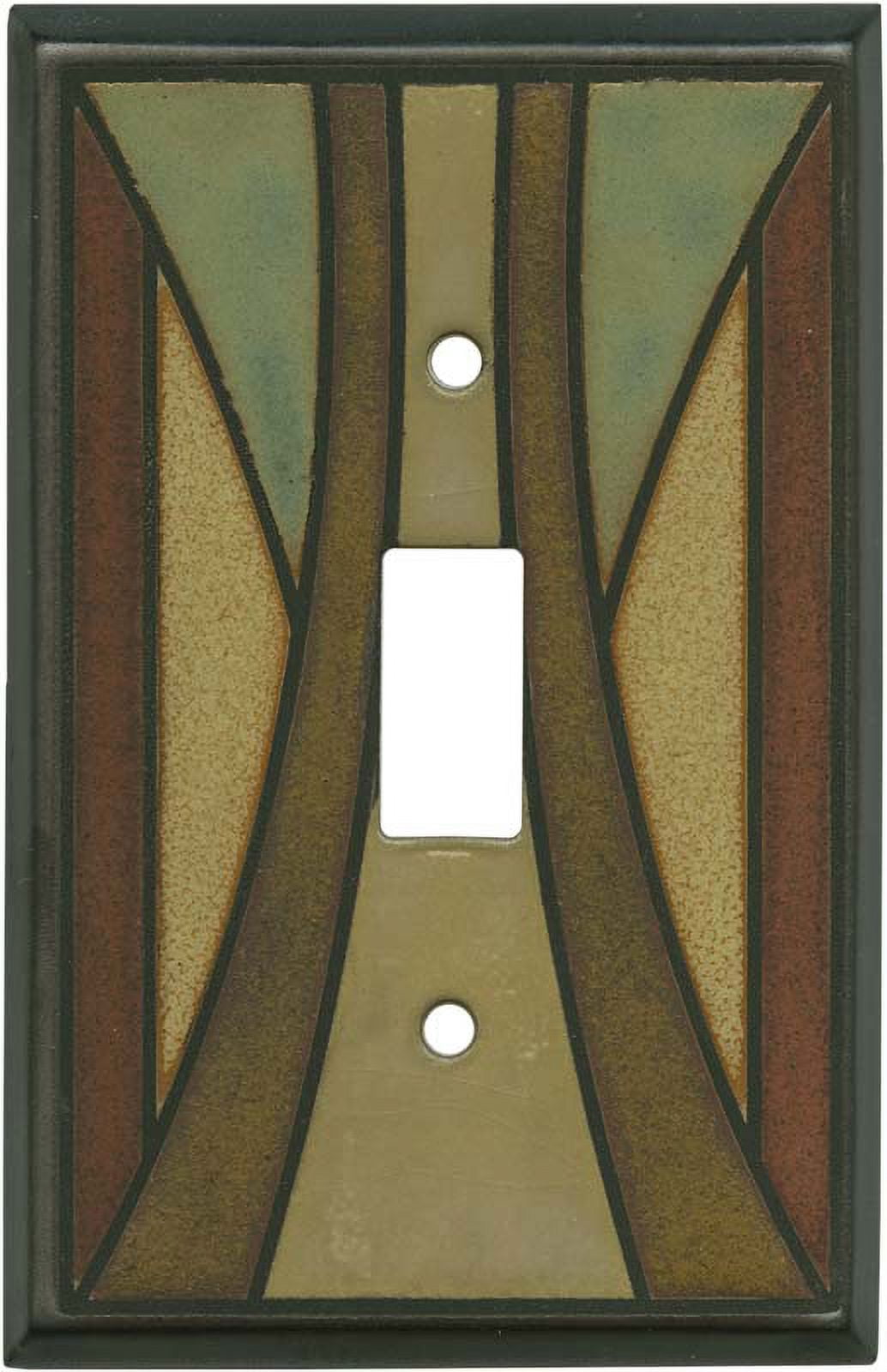 Craftsman Ceramic Single Toggle Switch Plates