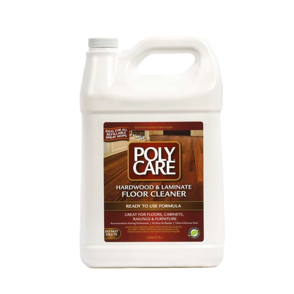 PolyCare 128 oz Hardwood & Laminate Floor Cleaner Spray - Ready to Use Formula