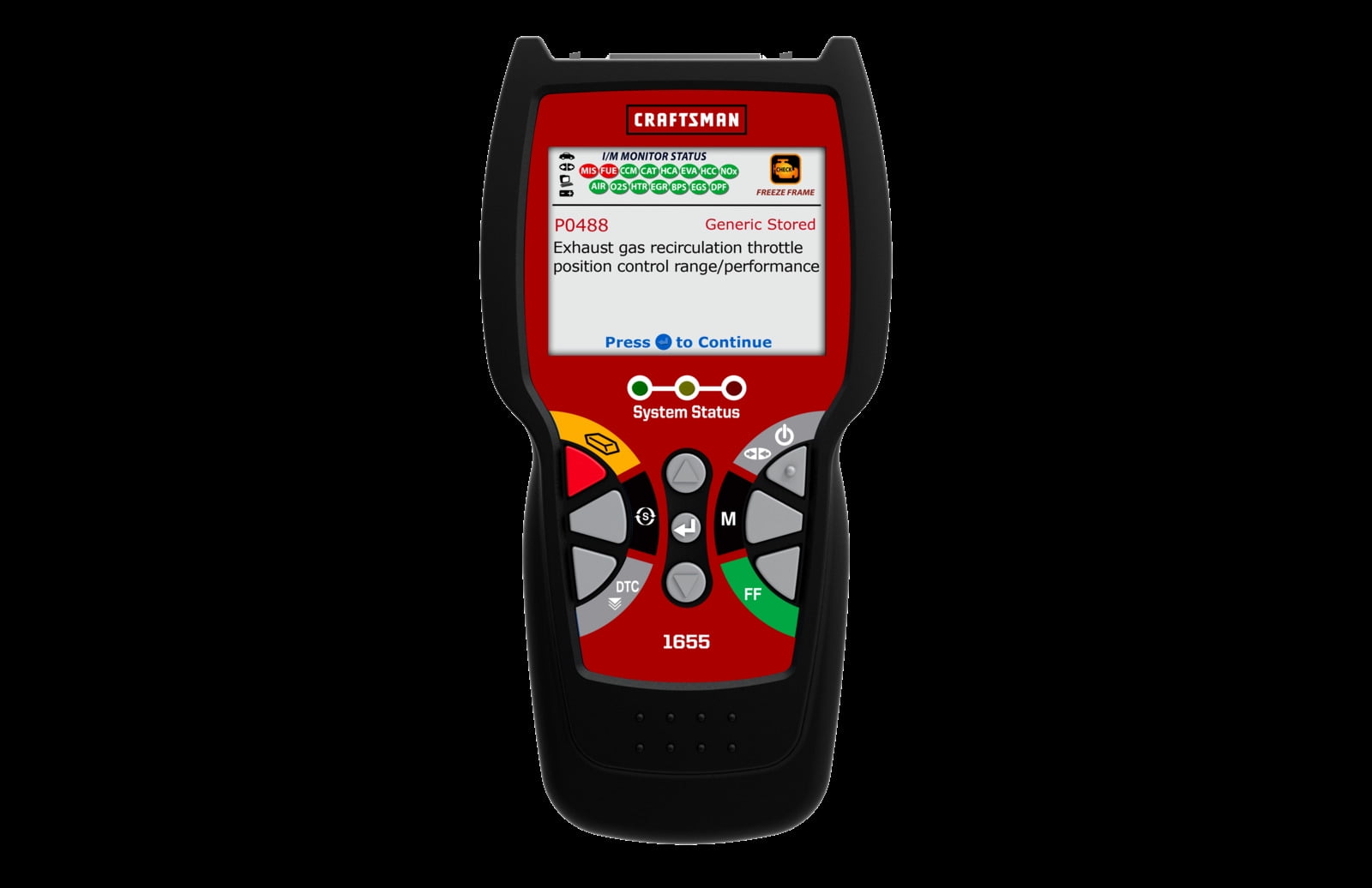 Craftsman Diagnostic Scan Tool Scanner Obd2 Car Code Reader 3100JSC