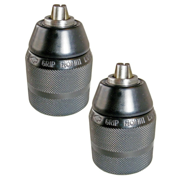 Craftsman Drill 2 Pack of Genuine OEM Replacement Keyless Chucks # N196034-2PK