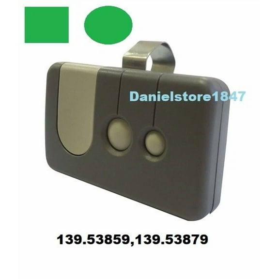 Craftsman Garage Door Opener Visor Remote Control For 139.53859 139.53879