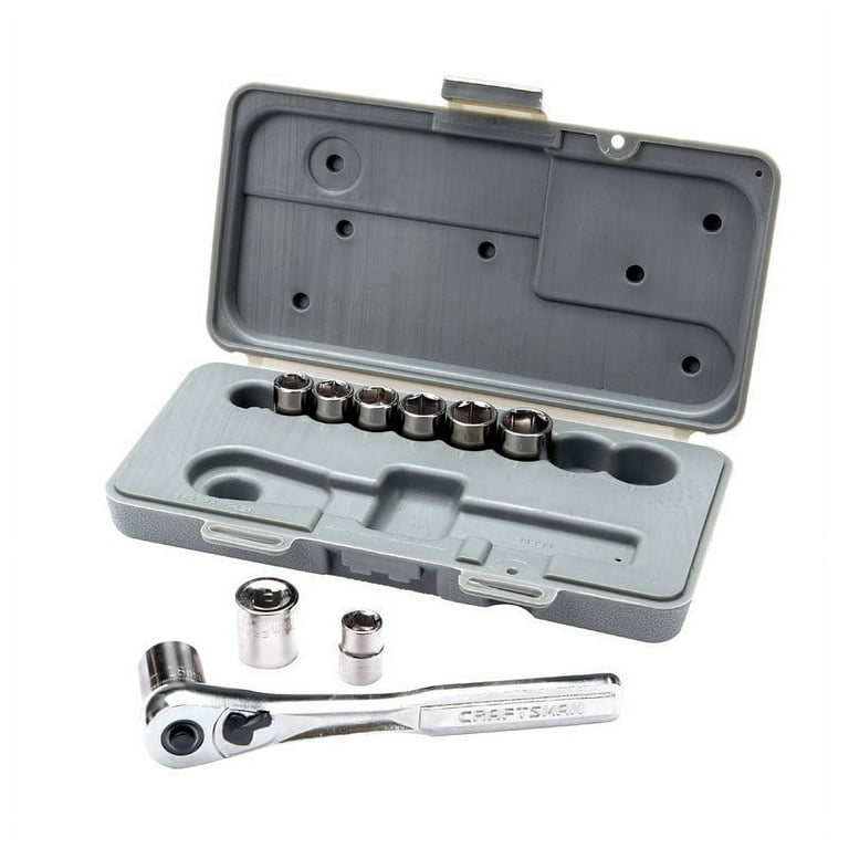 Craftsman 10-Piece Metric Socket Set, 3/8 in. Drive, 6-Point Standard Craftsman 10-Piece Metric Socket Set, 3/8 in. Drive, 6-Point Standard