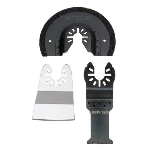 CRAFTSMAN Oscillating Tool Blades, Multi-Material, 3-Piece (CMAO201)
