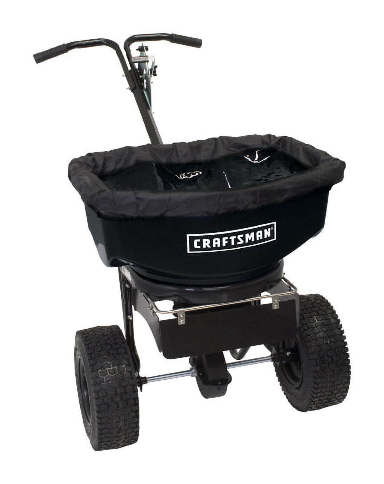 Craftsman Push Spreader For Ice Melt 80 lb