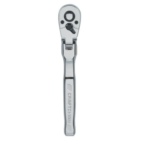 CRAFTSMAN Flex Head Ratchet, SAE, 72-Tooth, 3/8-Inch Drive (CMMT99420)