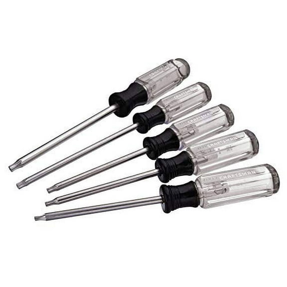 Craftsman Screwdriver Set,Torx Tip,5 pcs. CMHT65051