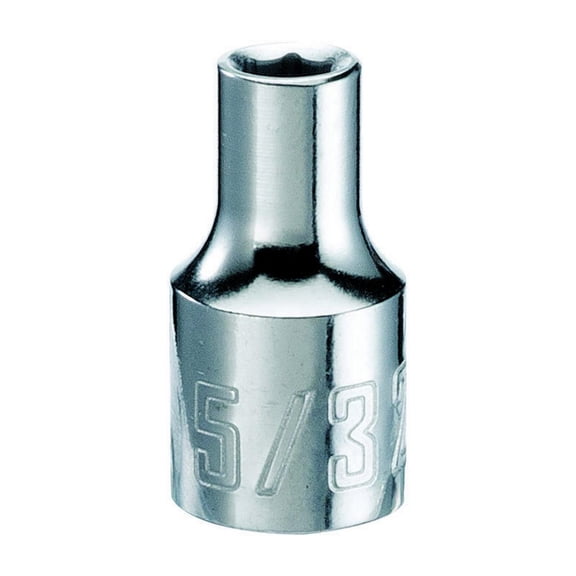 Craftsman Shallow Socket, SAE, 1/4-Inch Drive, 5/32-Inch, 6-Point (CMMT43481),Full Polish