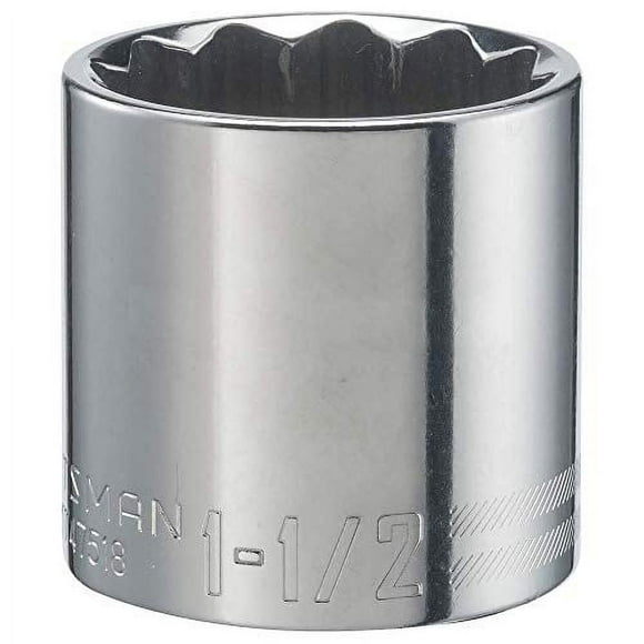 Craftsman Sockets, 1/2" Drive 1-1/2" 12 Point SAE CMMT47518