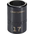 thumbnail image 1 of Craftsman Sockets, 1/2" Drive 17mm Metric Impact S CMMT15865, 1 of 4