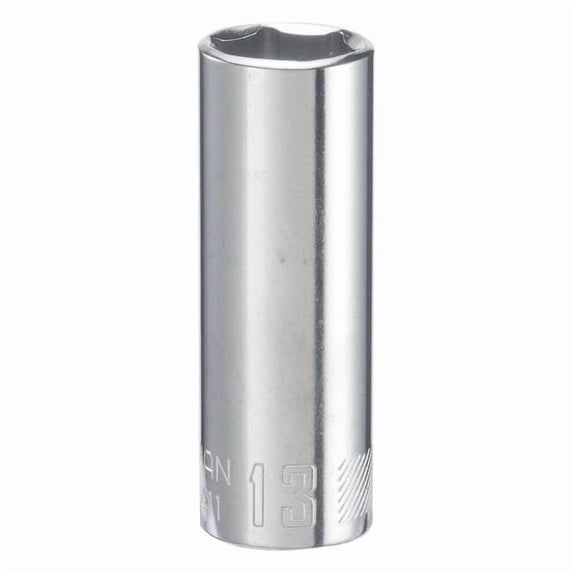 Craftsman Sockets, 1/4" Drive 13mm 6 Point Deep So CMMT44411
