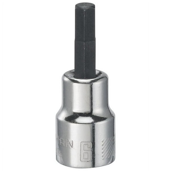 Craftsman Sockets, 3/8" Drive 6mm Hex Bit Socket, Metric 3/8" Drive CMMT42676