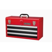 CRAFTSMAN المحمولة 20.5-in Ball-bearing 3 -Drawer Red Steel Lockable Tool Box