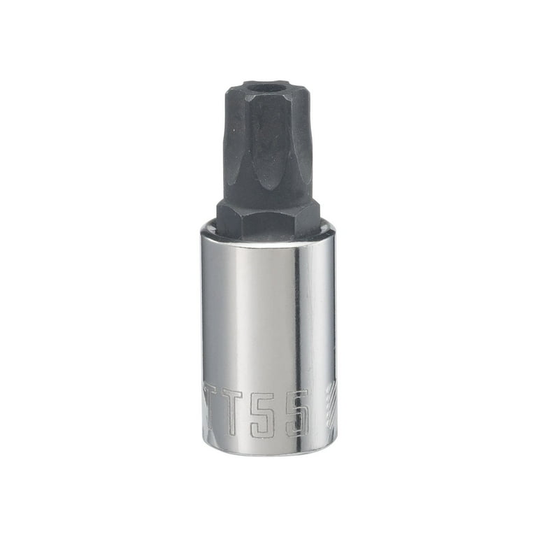 Craftsman T55 Torx Bit Socket, 3/8 in. Drive, Metric and SAE, 6 Point Craftsman T55 Torx Bit Socket, 3/8 in. Drive, Metric and SAE, 6 Point