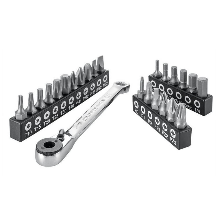 Craftsman Right Angle Bit Driver Set, 24 pc Craftsman Right Angle Bit Driver Set, 24 pc