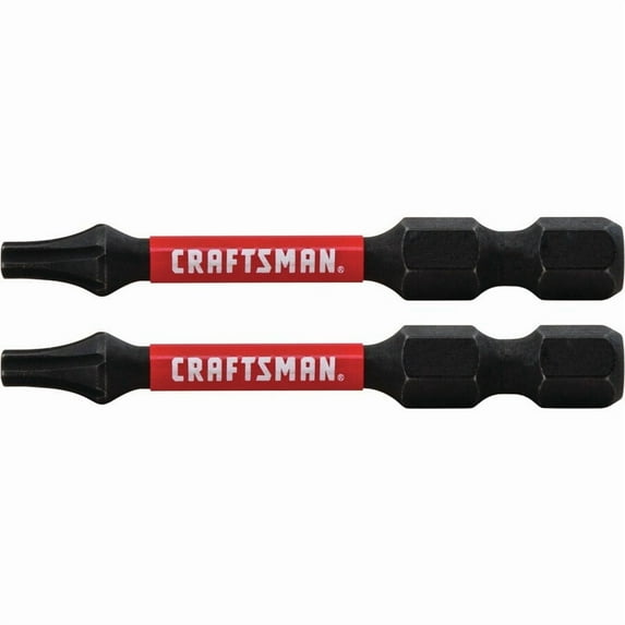 Craftsman Tools IMPACT RATED 2-Piece 1/4-in x 2-in Torx Impact Driver Bit