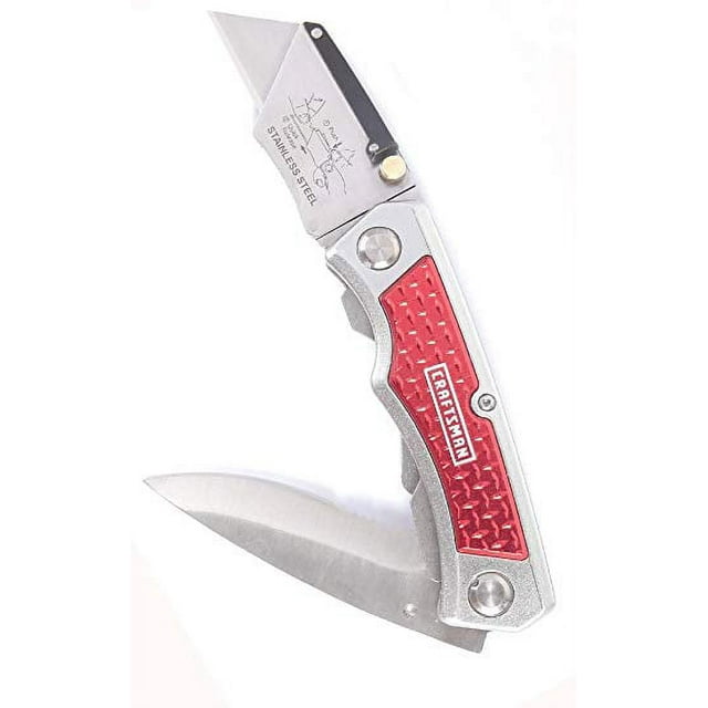 Craftsman Twin Blade Lockback Folding Knife Retail Packing