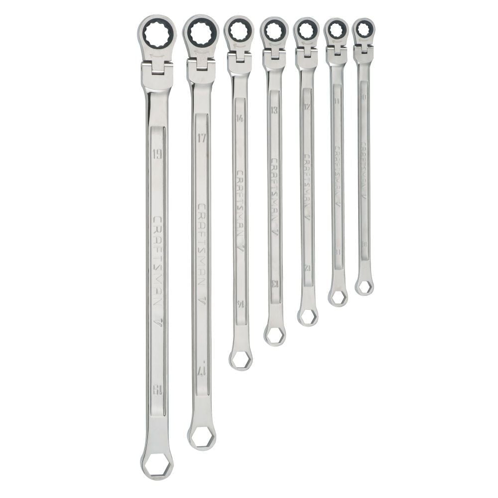 n⭐︎m Craftsman V-Series Xxl Metric Double Box End Wrench Set, 7 Pieces