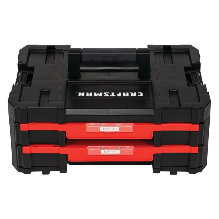 Craftsman Versastack Double Shallow Drawers Walmart