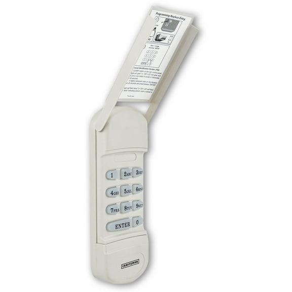 Craftsman Wireless Keyless Entry SERIES 100 1 to 6 Digit PIN Code Keypad Garage Door Opener Accessory CR-KYPD