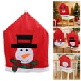 thumbnail image 1 of Craftsmanship Spirit 18.89x24.8in Christmas Chair Santa & Snowman Themed Chair Decor Festive Home Decoration For Christmas Parties & Holiday Gatherings(Christmas Snowman), 1 of 8