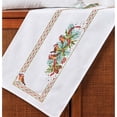 thumbnail image 1 of Craftways® Santa Birds Table Runner Counted Cross-Stitch Kit, 1 of 1
