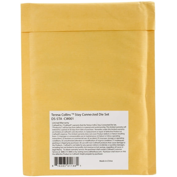Craftwell DSSTAC1 Teresa Collins Die Set-Stay Connected