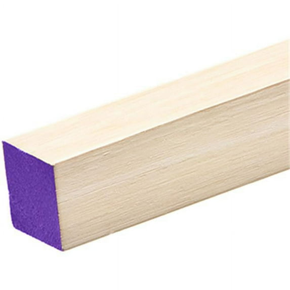 Craftwood 12126 0.5 x 36 in. Square Wood Dowel - Pack of 49