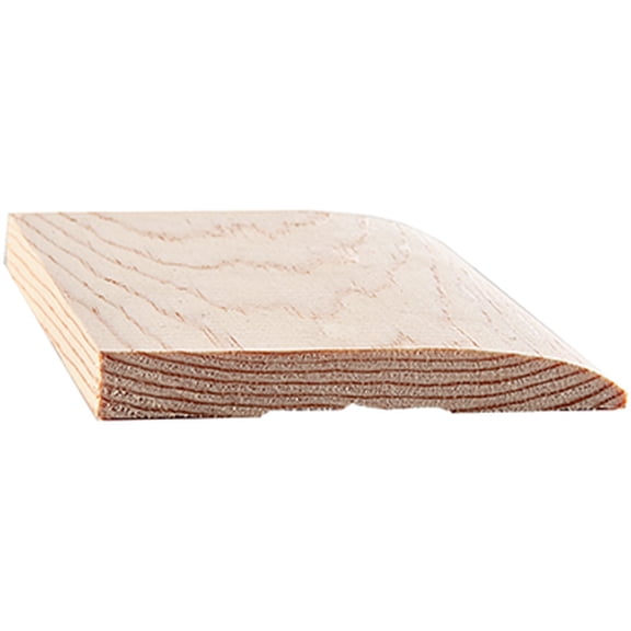 Craftwood 723-S 8 ft. Ranch Base Moulding - 0.44 x 3 in. - Pack of 4