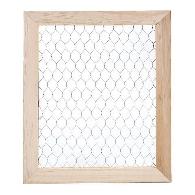 9.5x11.5 - Wood Chicken Wire Frame - Darice